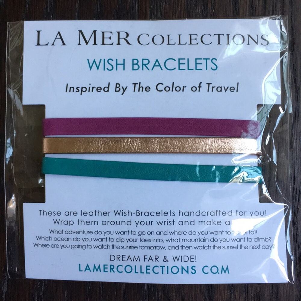 NWT La Mer Collections Wish Bracelets